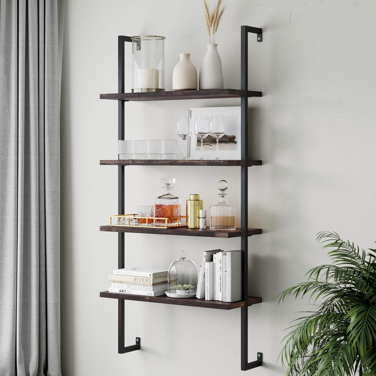 5-Shelf Modern Bookcase Y993