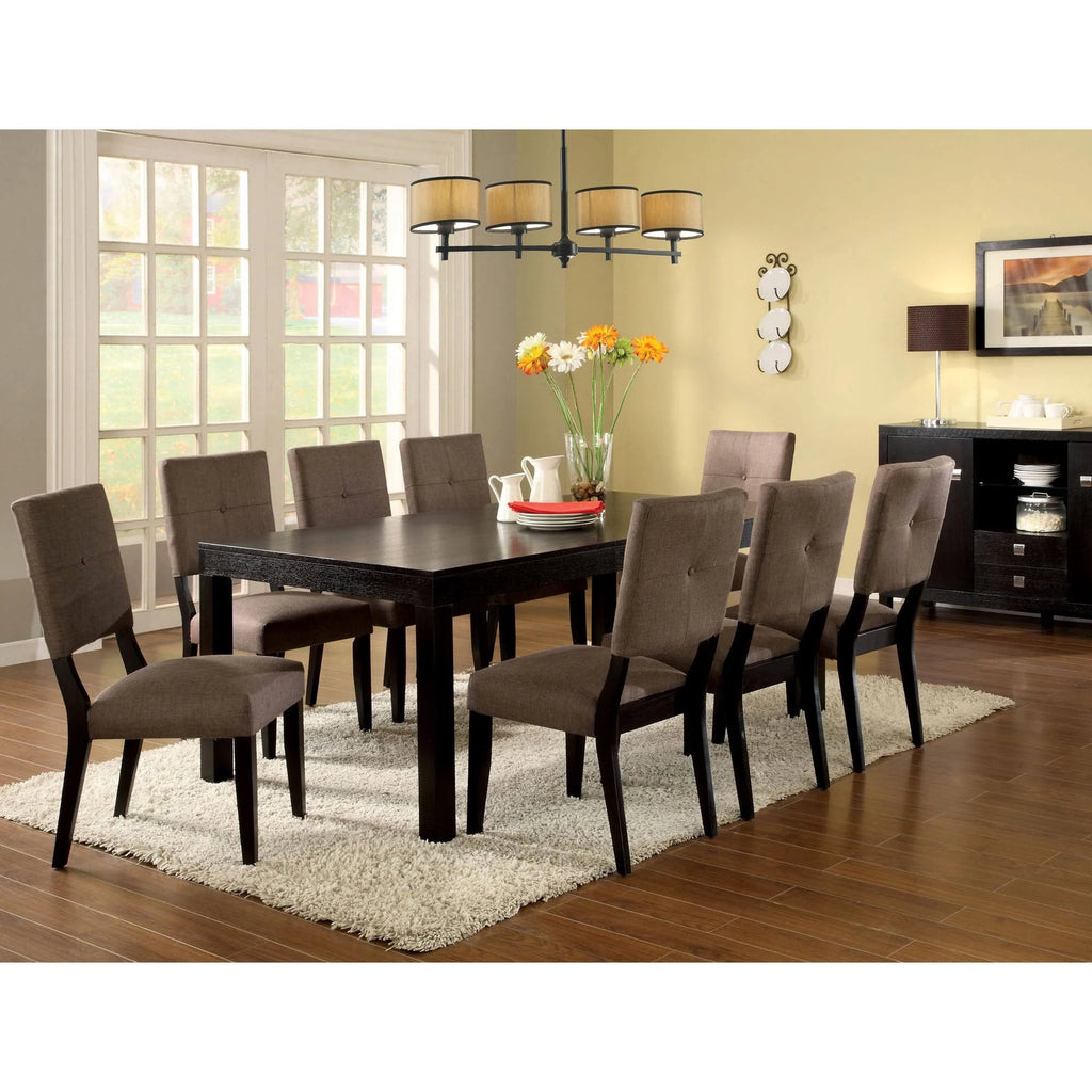 Taupe Fabric Dining Chair (Set of 2) B48438