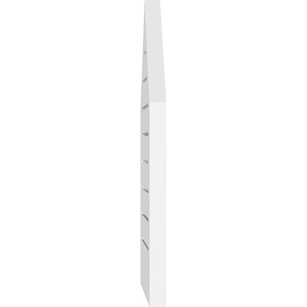 Peaked Top Surface Mount PVC Gable Vent X923