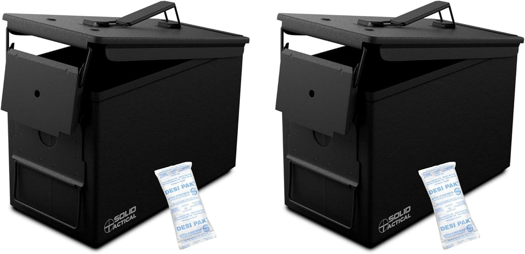Matte Black OD Green FDE Brown Steel Ammo Box D885844