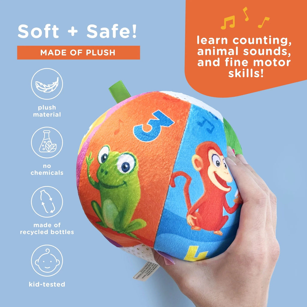 Plush Baby Ball with Music and Sound Effects J431814