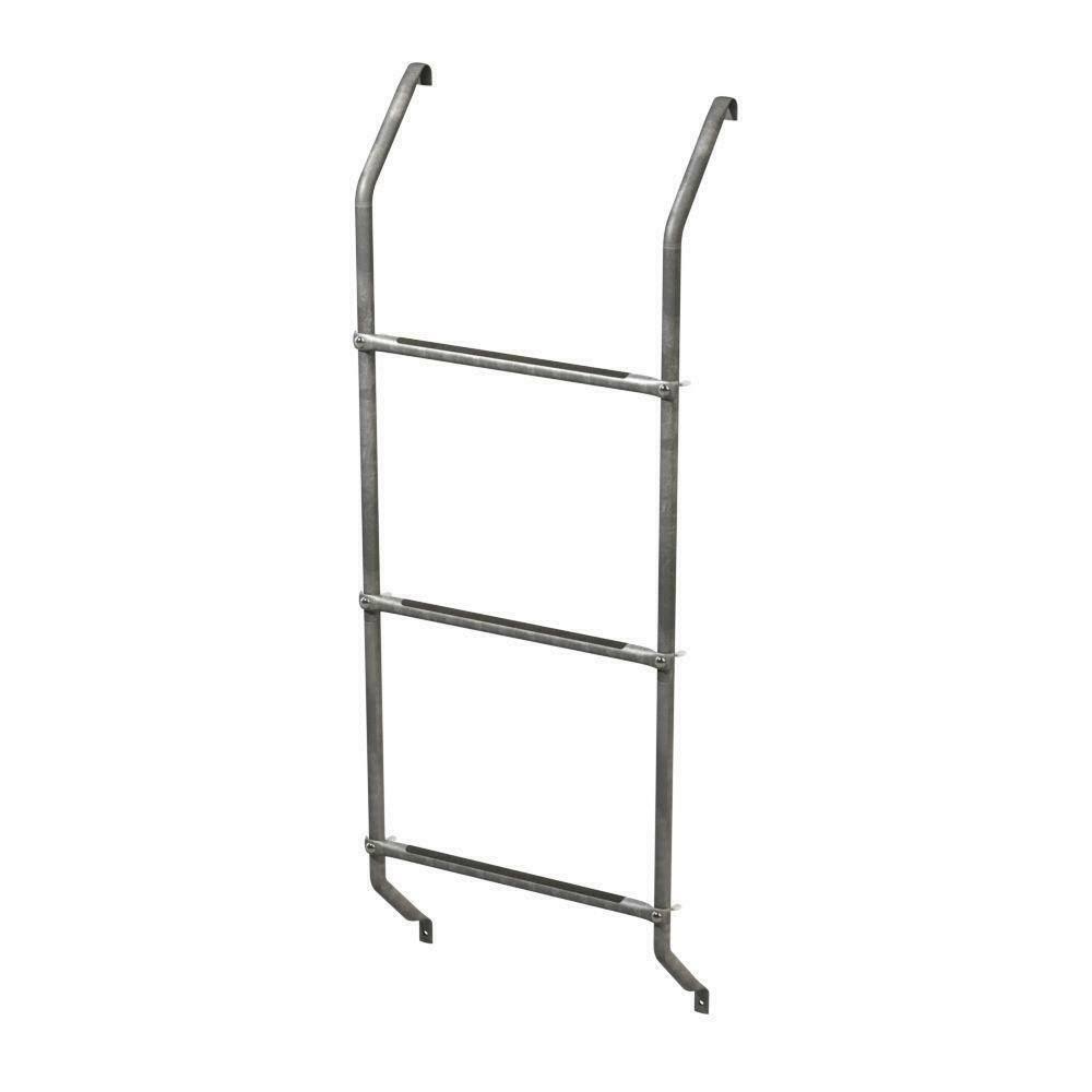 Galvanized Steel Basement Window Well Egress Escape Ladder X6977