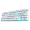White 61 Keys Wireless 60% Mechanical Keyboard X373