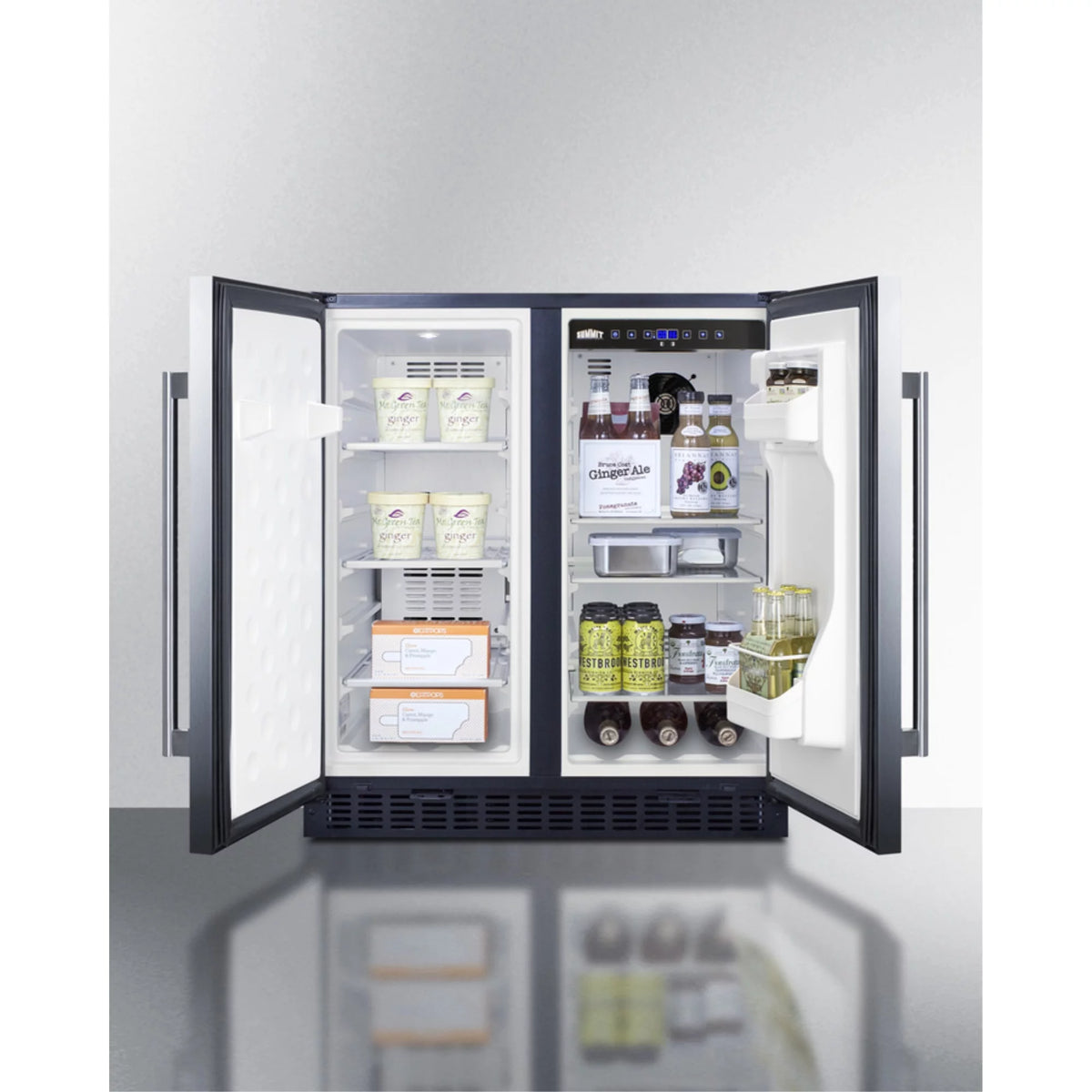 29.5-inch 5.4 cu.ft. Convertible Undercounter Refrigerator with Freezer G837
