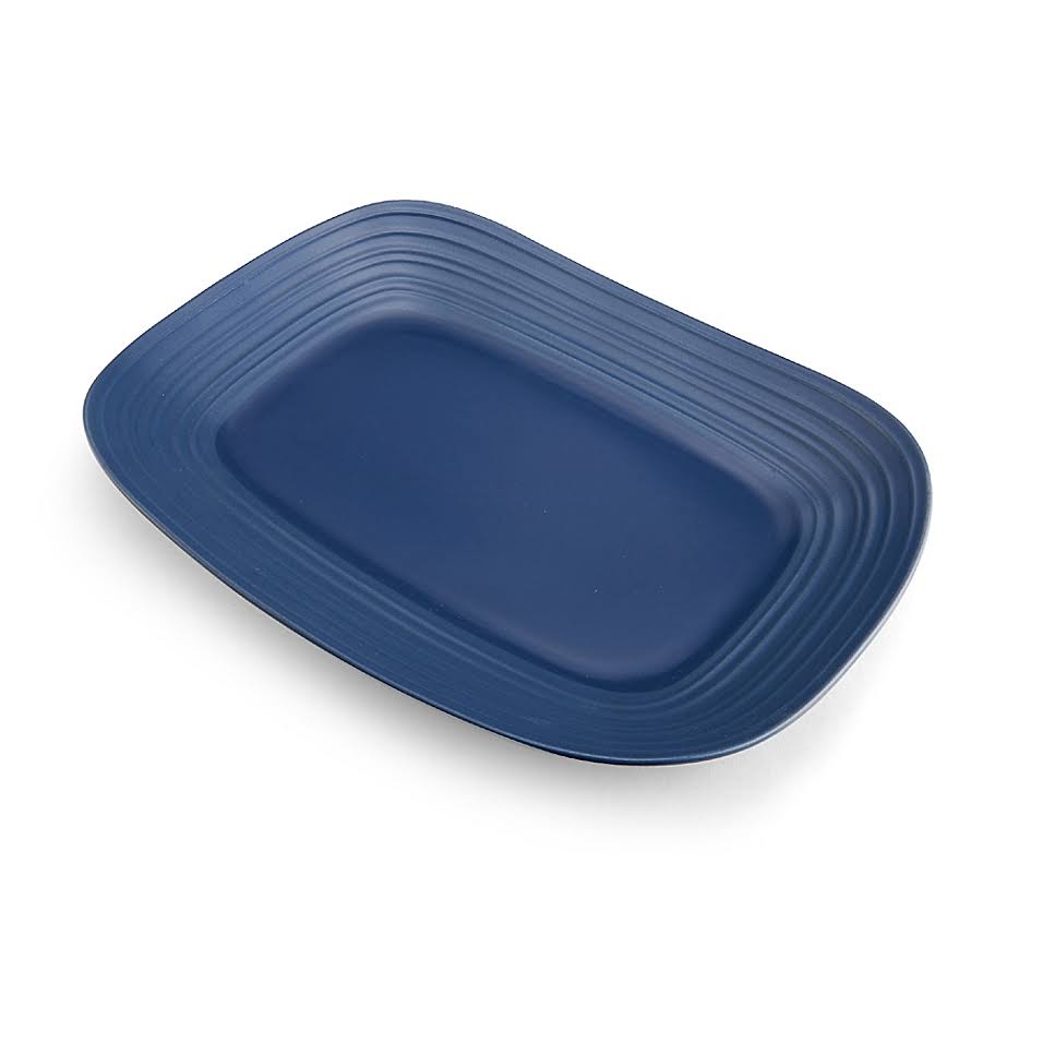 Blue Rectangular Platter A518
