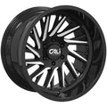 22x12 8x170 Black Milled Wheel P889064