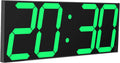 Oversize Digital LED Wall Clock with 6” Numbers R18645