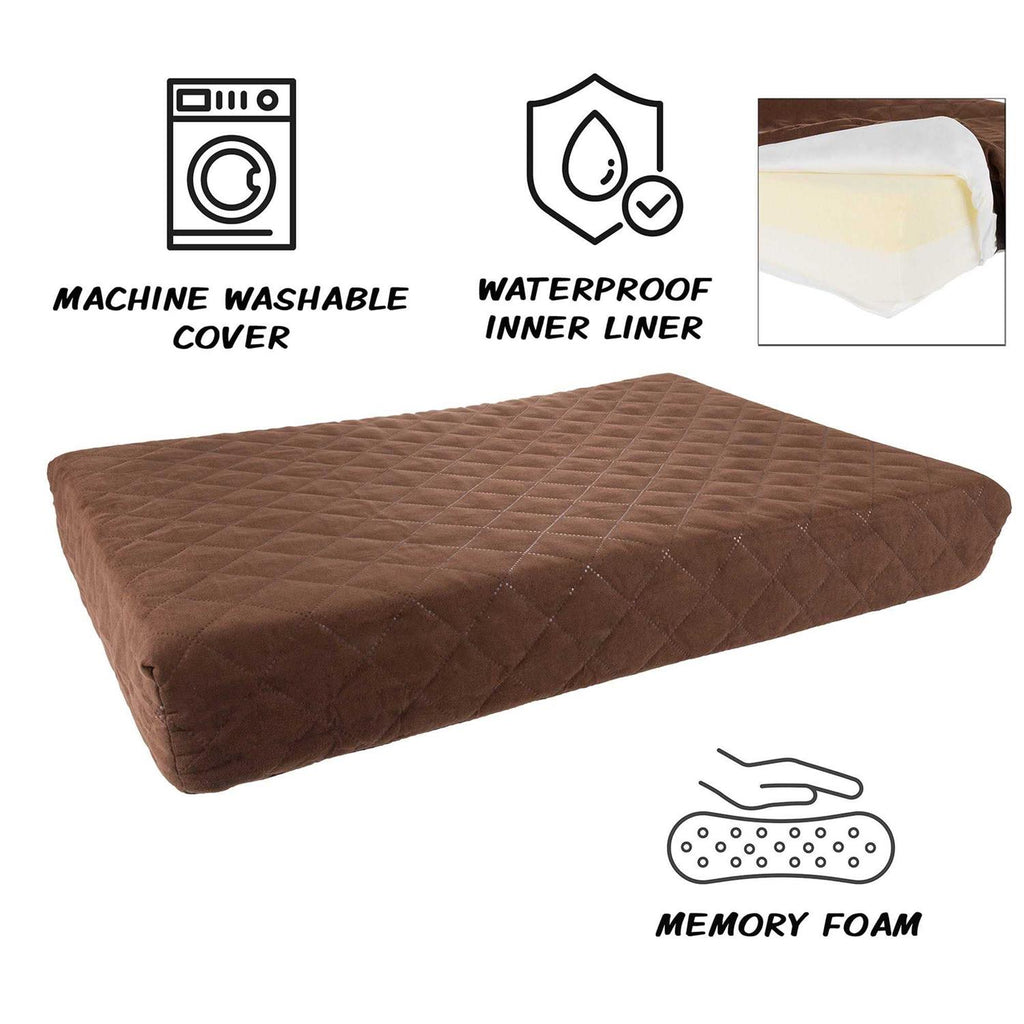 Waterproof Indoor/Outdoor Memory Foam Pet Bed H1732