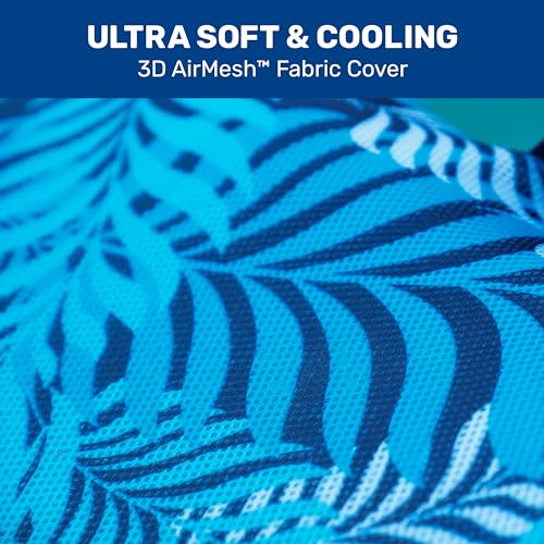 Inflatable Pool Float Lounge with Headrest and Footrest H274758