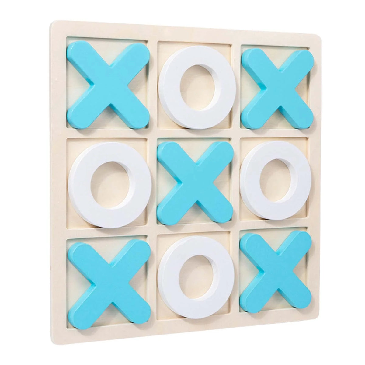 Wooden Tic Tac Toe Game 30x30x1.5cm L5786