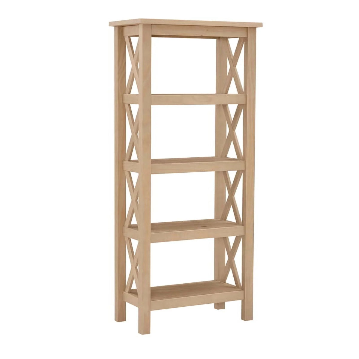Driftwood Brown Pine Wood Bookcase H341