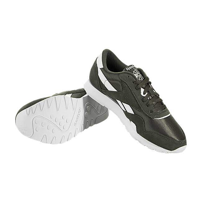 Nylon Dark Cypress White Sneakers S1472