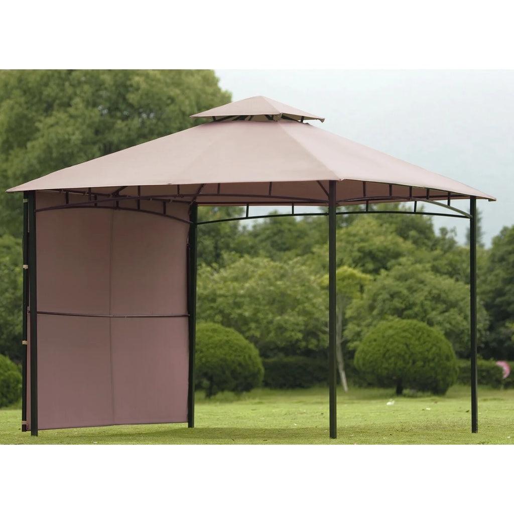 Beige Outdoor Grill Canopy with UV Protection L9940