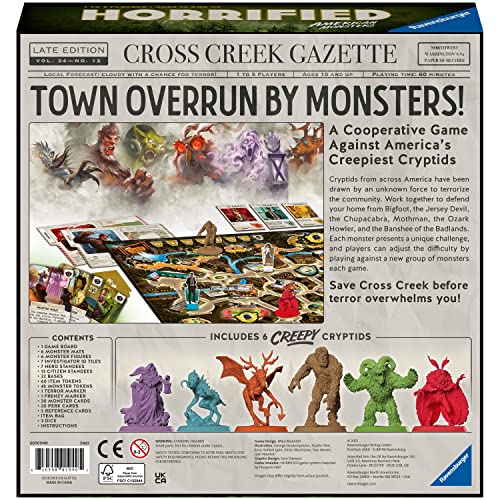 American Monsters Strategy Board Game E55893
