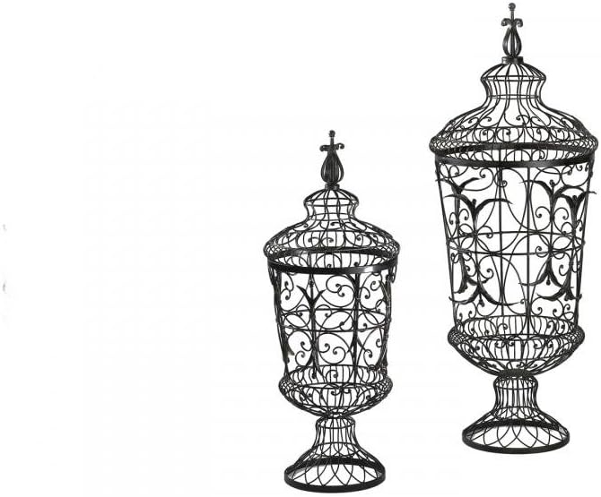 2 Piece Brocade Urns V310567