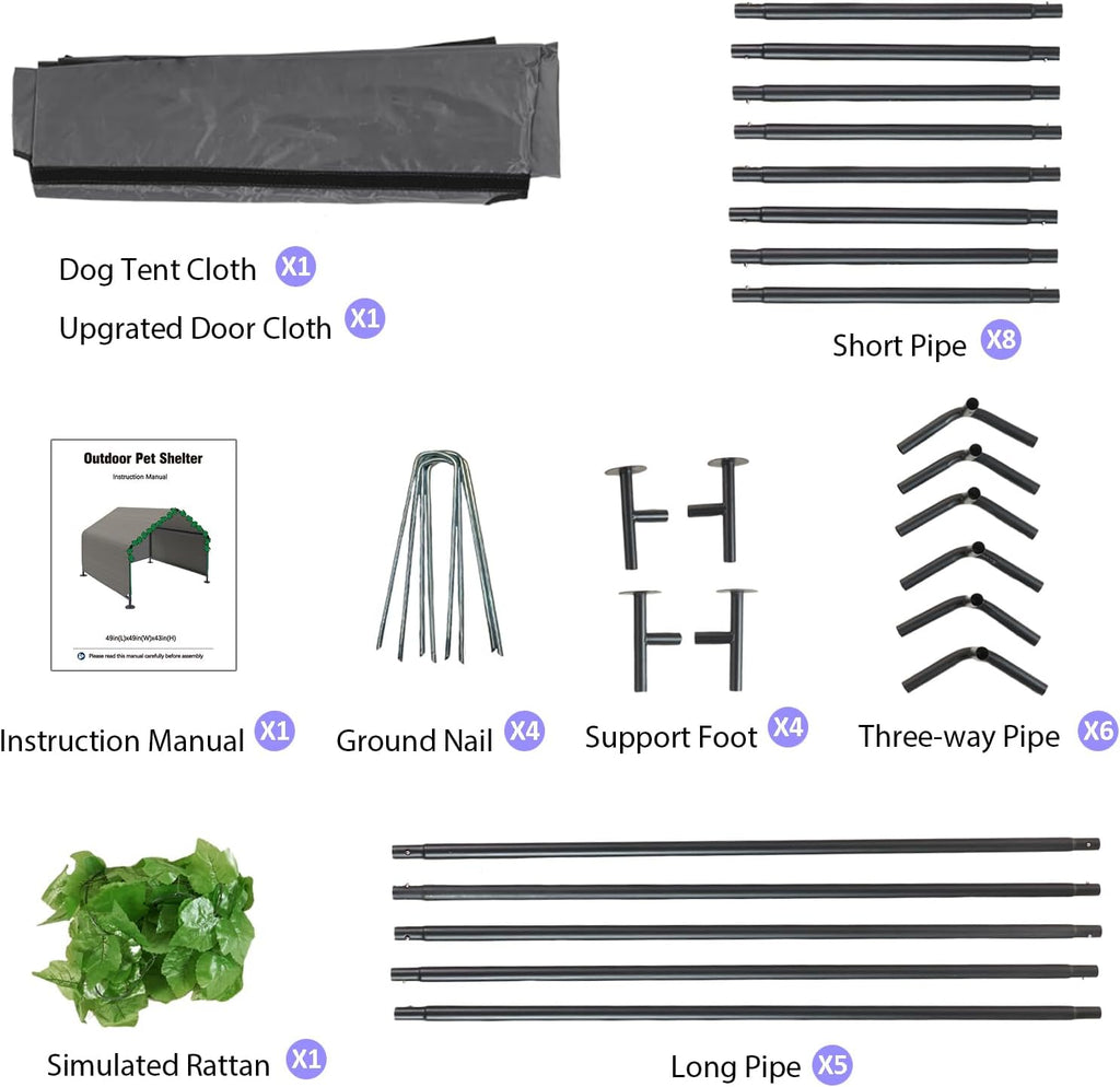Waterproof Sun Protection Dog Tent H89181