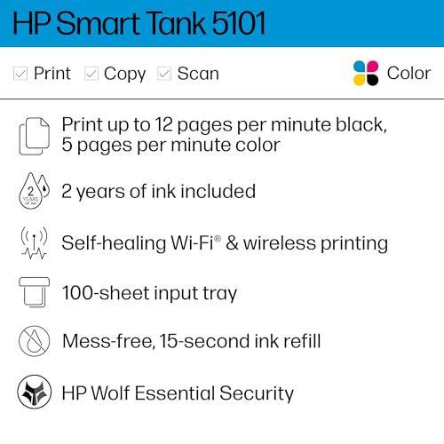 Wireless All-in-One Ink Tank Printer D1612