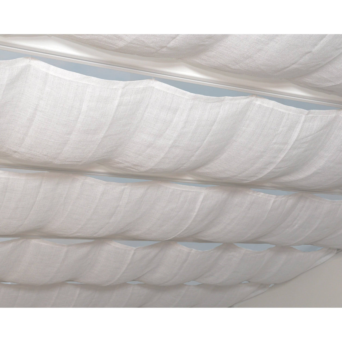 White Patio Cover Blinds M7814