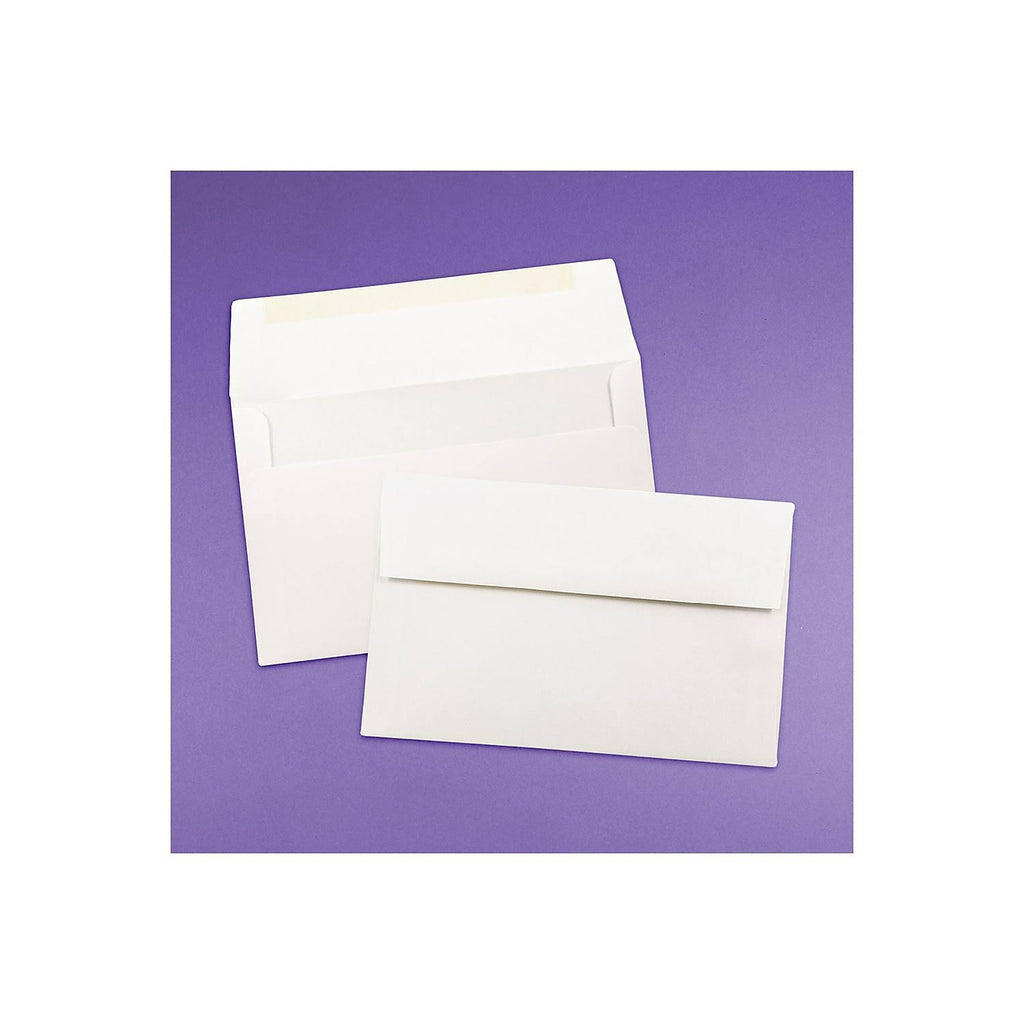 A10 Invitation Envelopes, 6 x 9.5, Bright White Wove, 250/Box Y266