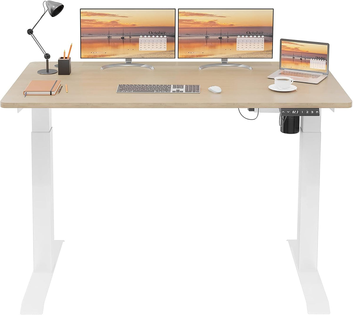 48 x 24 Electric Standing Desk with Splice Board F34760