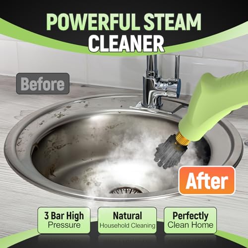 2500W Portable Handheld Steam Cleaner with 9 Pieces Accessories R949121