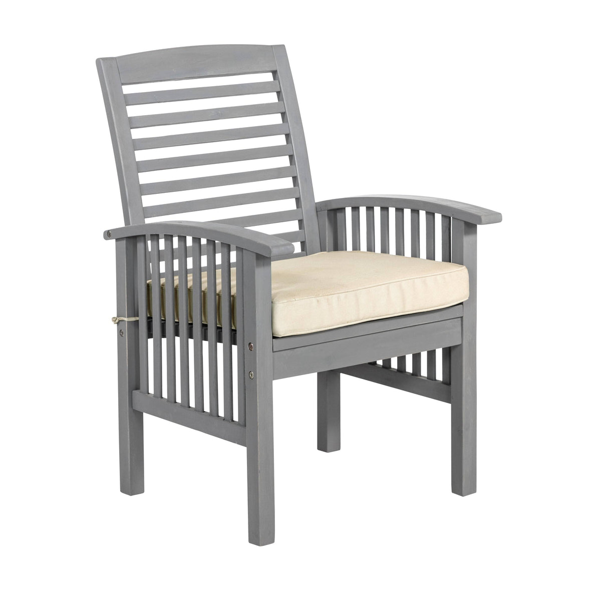 Acacia Wood Chairs Set of 2 D37222