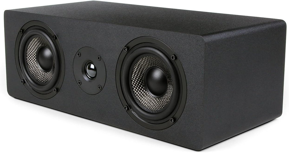 Center Channel Speaker, 2-Way, Black, Pack of 2 P7816