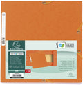 Pack of 10 Elastic Folders 3 Flaps Glossy Card 400 GSM A4 Orange P2466