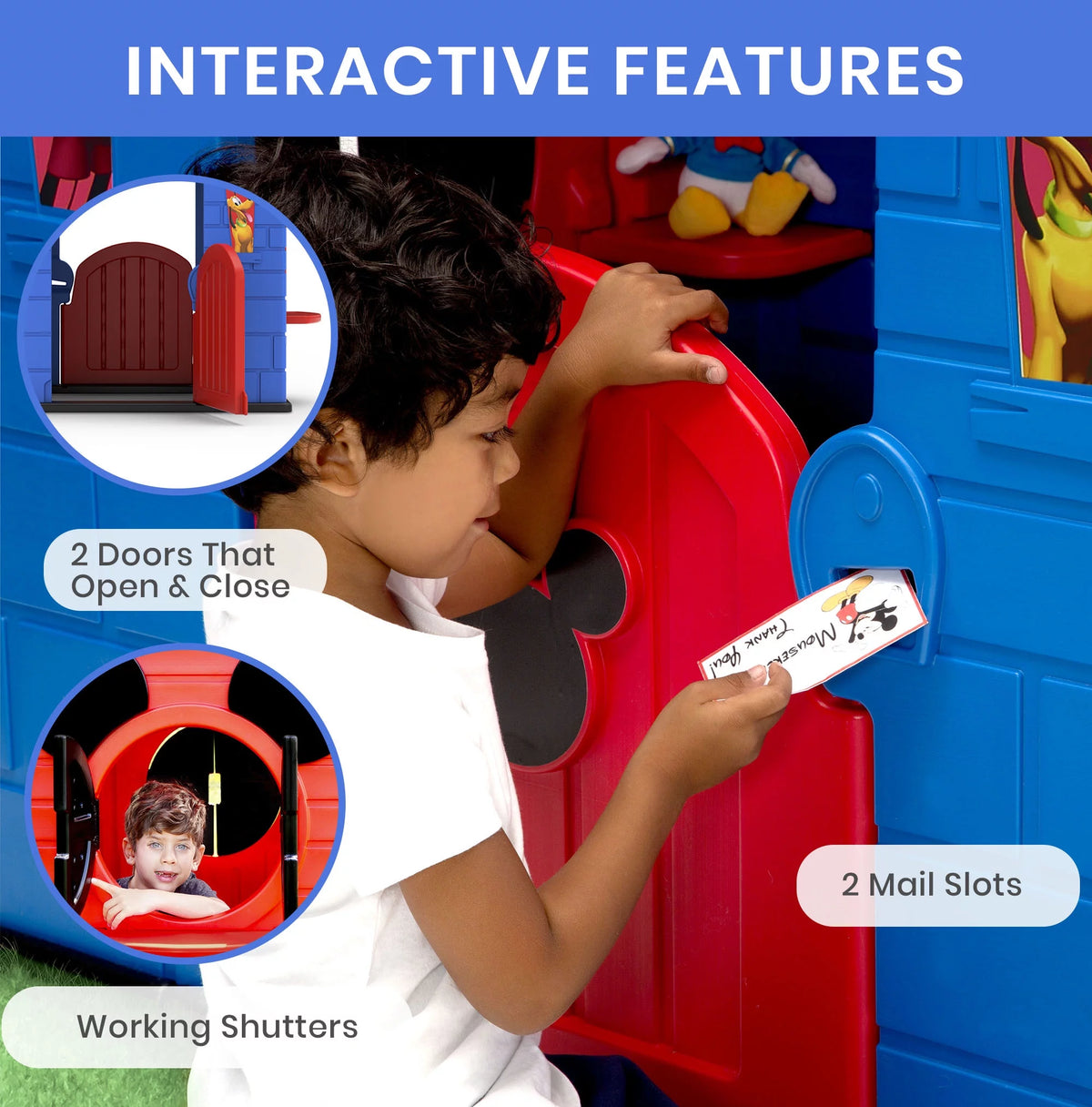 Plastic Indoor Outdoor Playhouse T420