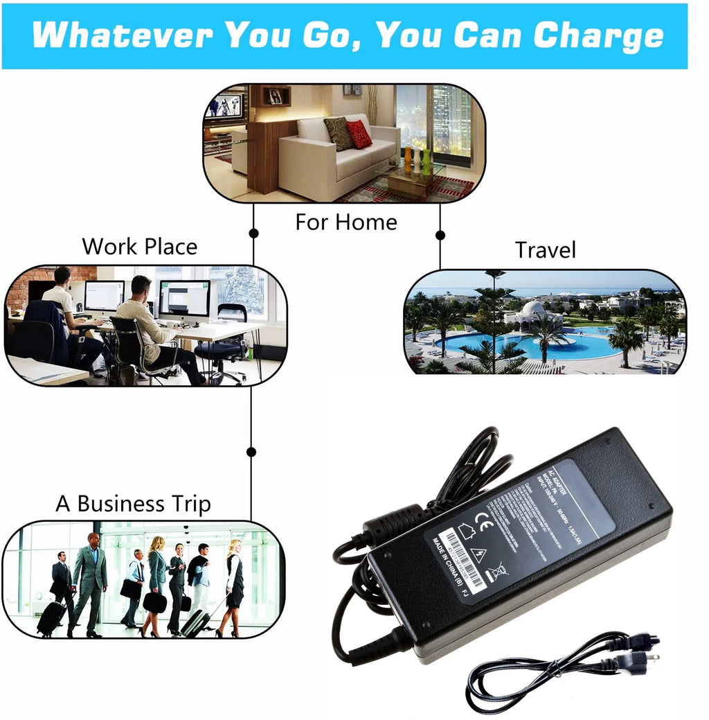 Compatible AC Adapter Charger Replacement Power Supply Cord H9393