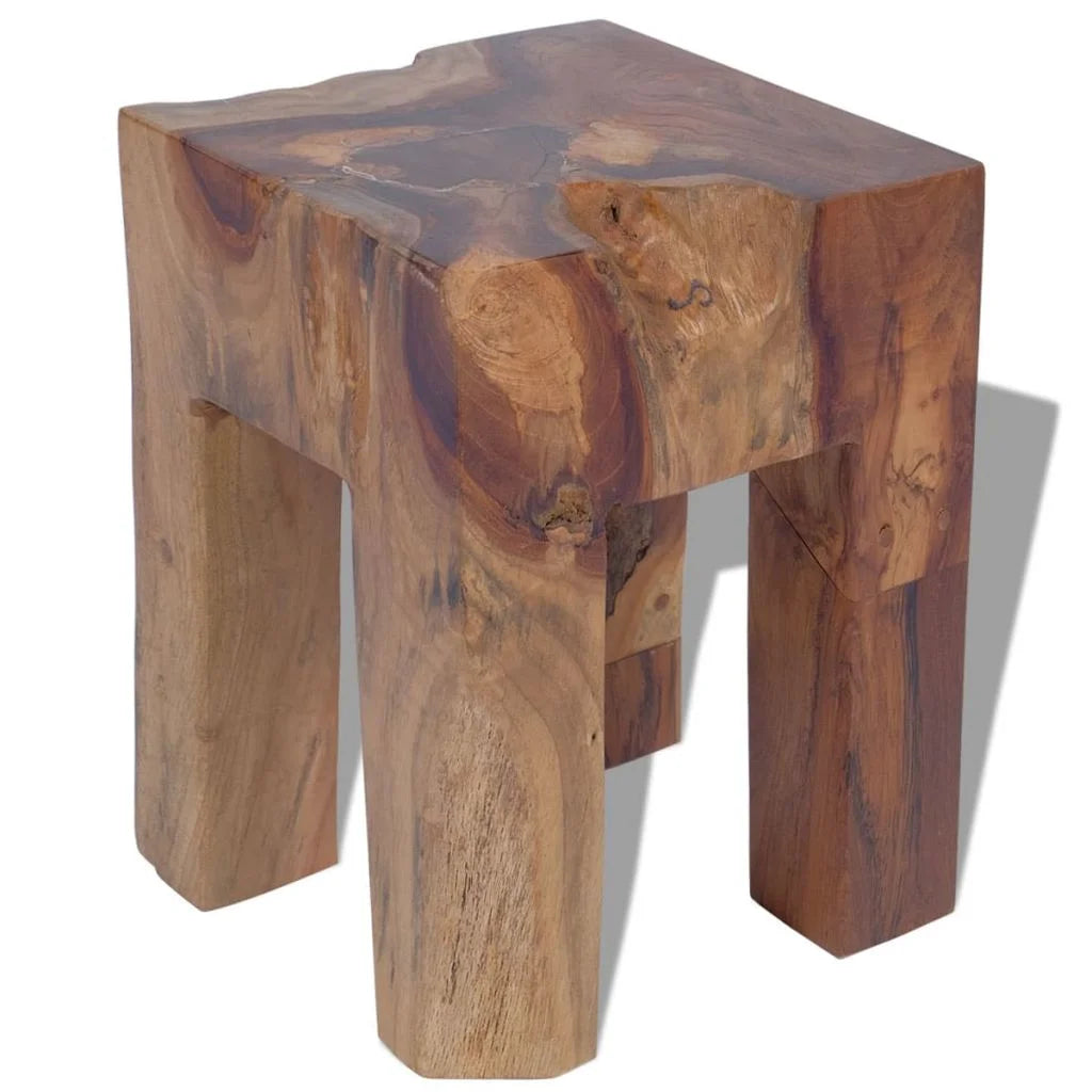 Solid Teak Wood Stool P42096