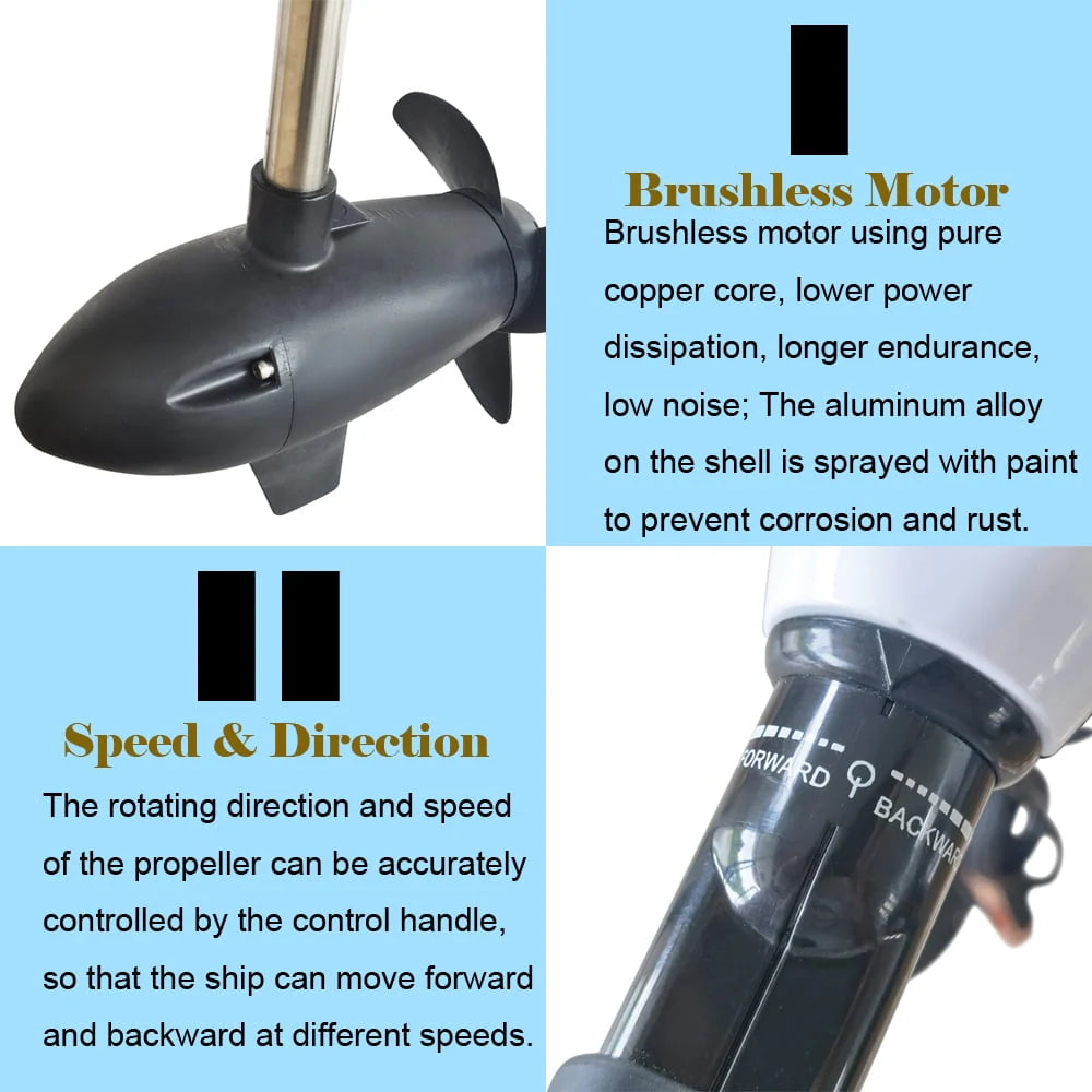 Electric Trolling Motor 240lbs Thrust J193462