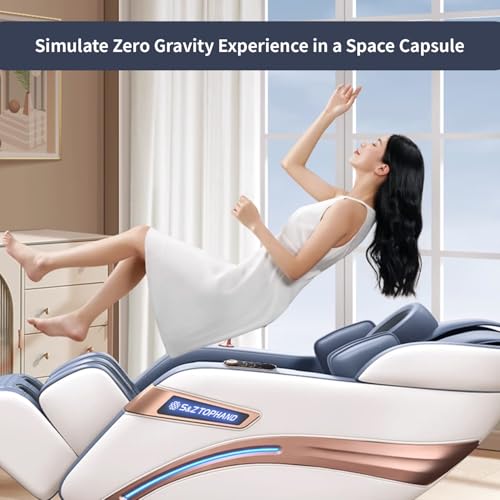 Full Body SL Track Massage Chair Zero Gravity Shiatsu Recliner with Heat Foot Roller X468658