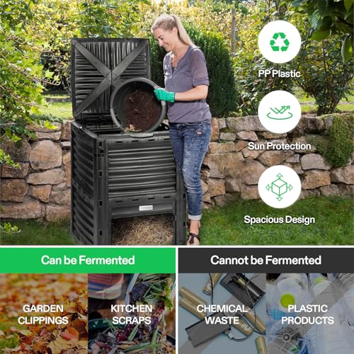 18.5 Gallon Heavy-Duty Compost Tumbler Z39527