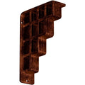 Antiqued Copper Wrought Iron Bracket L62407