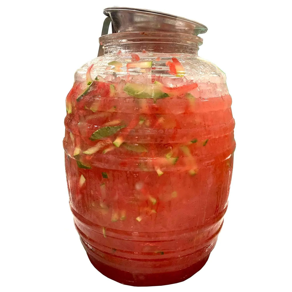Set of 2 5 Gallon Water Jug with Lid, Clear BPA Free Plastic Y559
