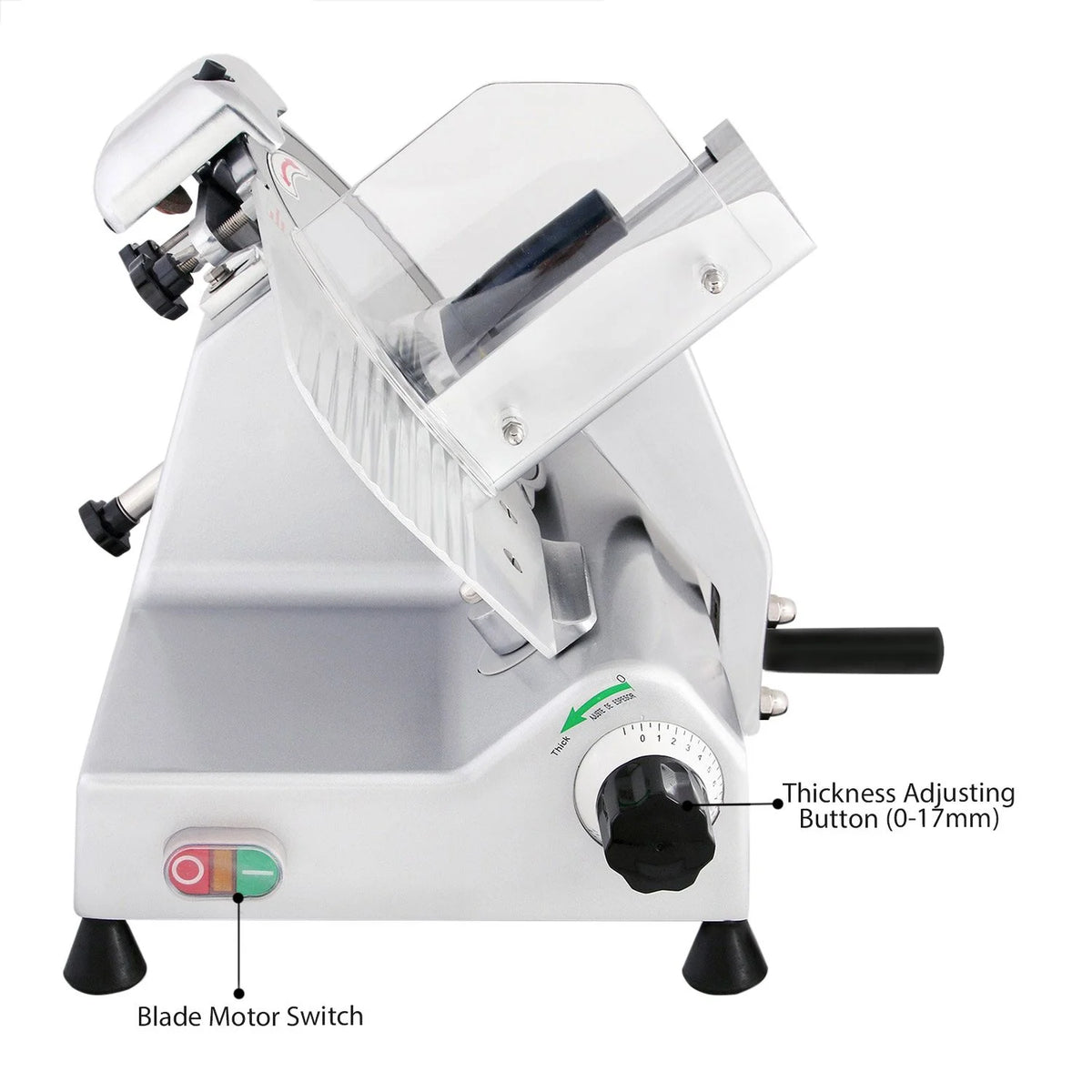 Commercial Electric Food Slicer with 10-inch Stainless Steel Blade X452642