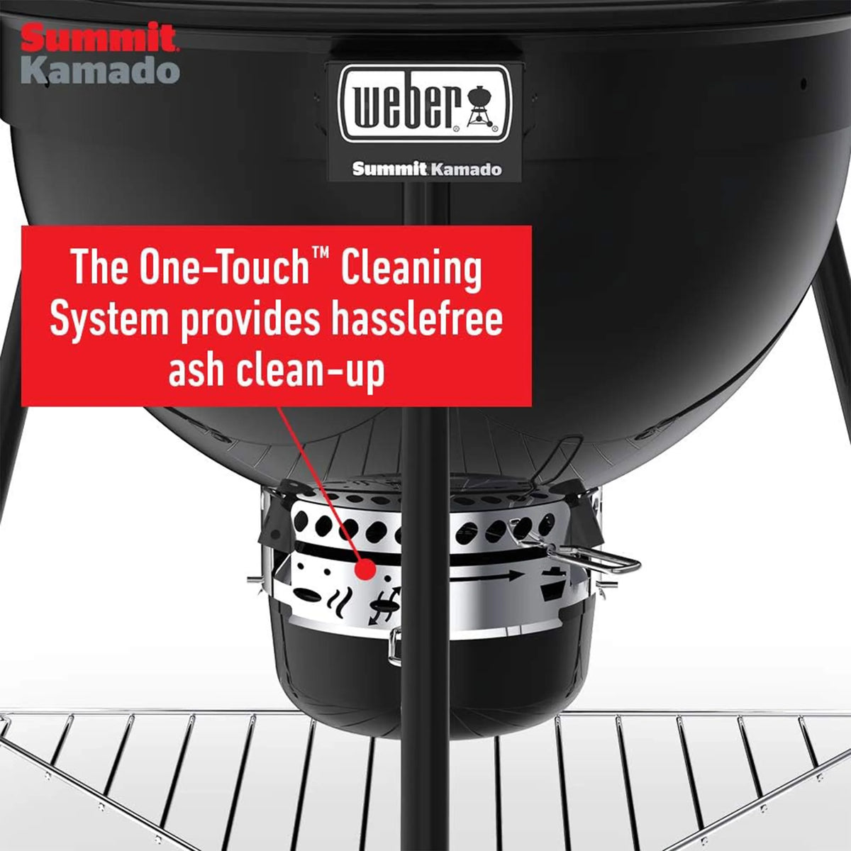 Charcoal Grill with Stainless Steel Lid, Black T36930
