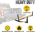 Hitch Mount Pick Up Truck Bed Extender, Black, 37 x 19 x 3 inches, Pack of 2 L99686