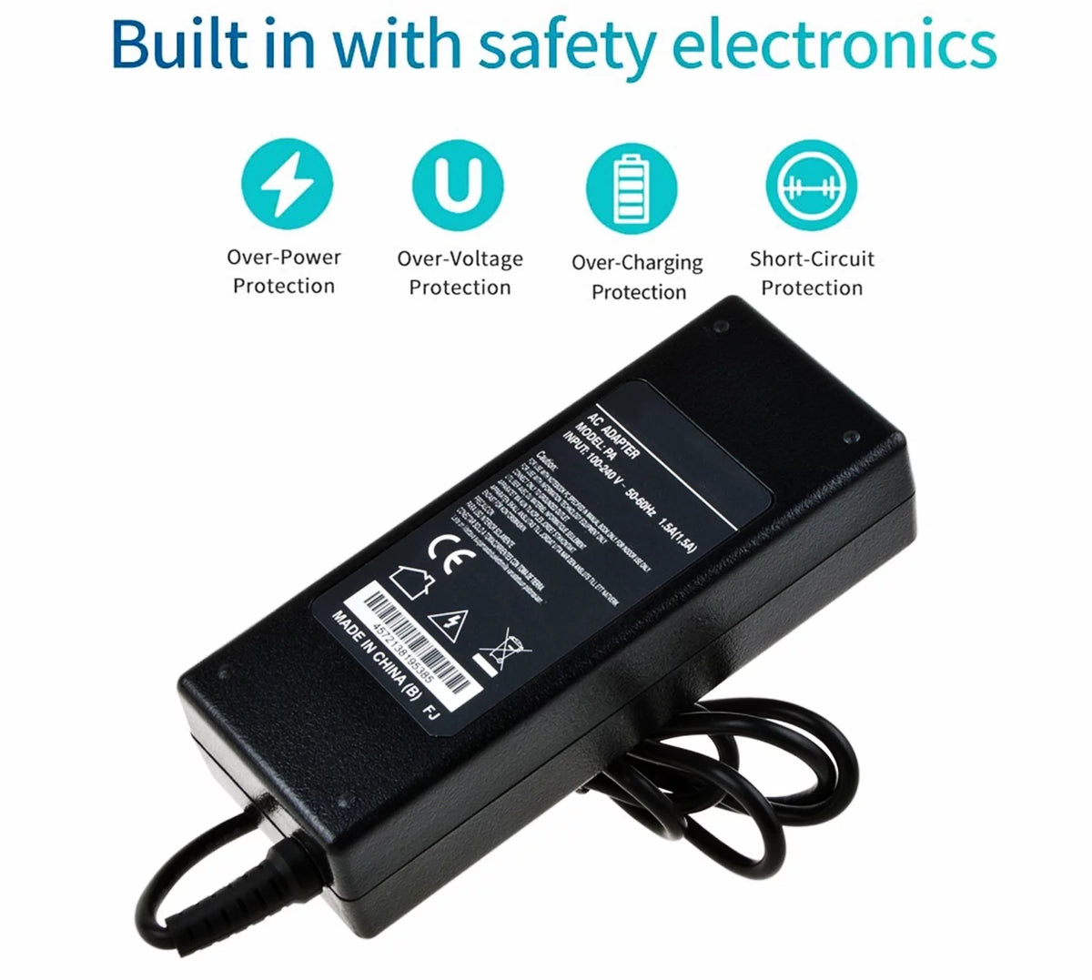Compatible AC Adapter Charger Replacement Power Supply Cord H9393