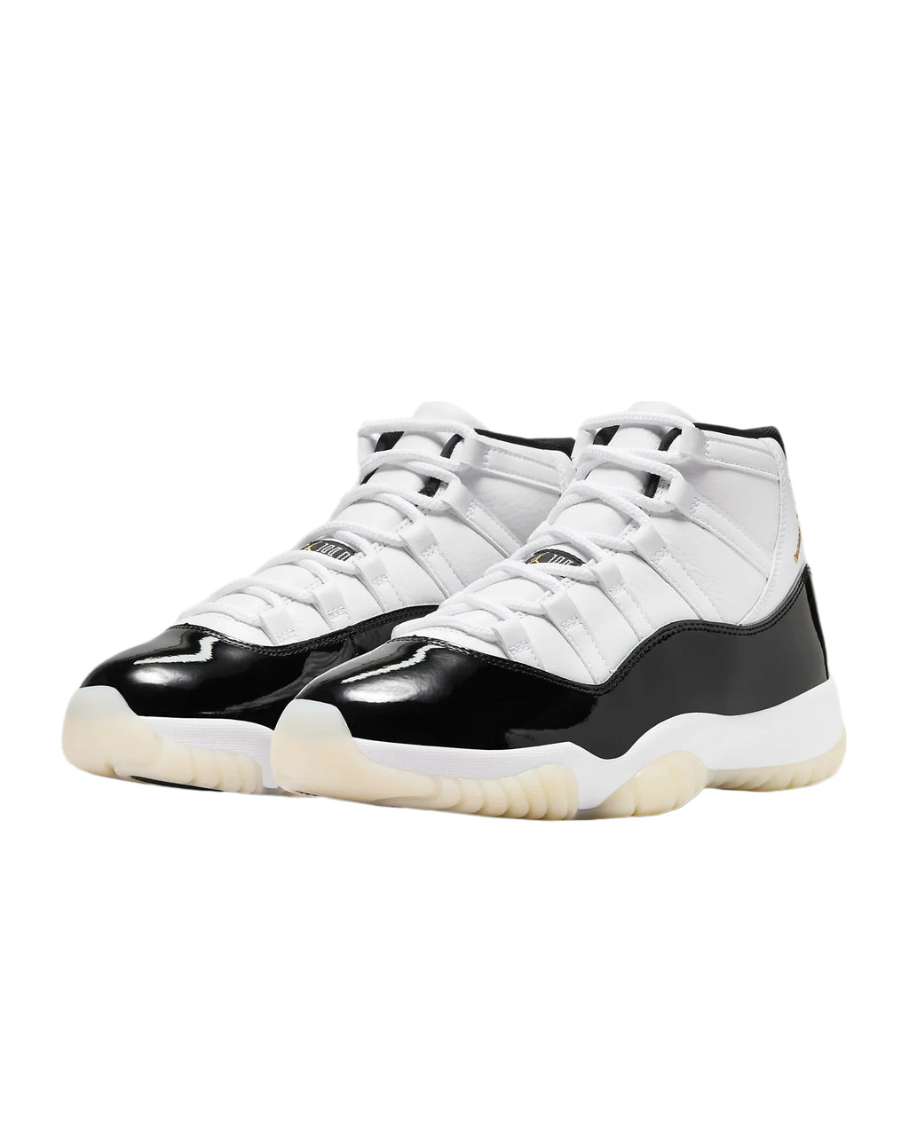 White Metallic Gold-Black Sneaker A67700