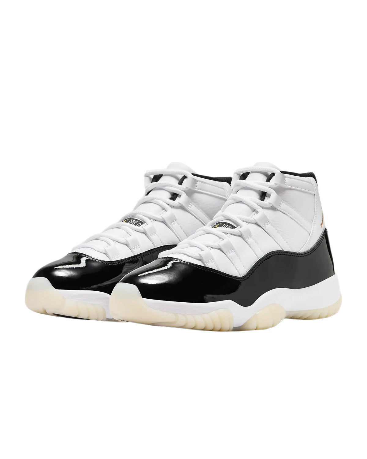 White Metallic Gold-Black Sneaker A67700