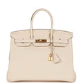 Birkin 35 Nata Clemence Gold Hardware B8168