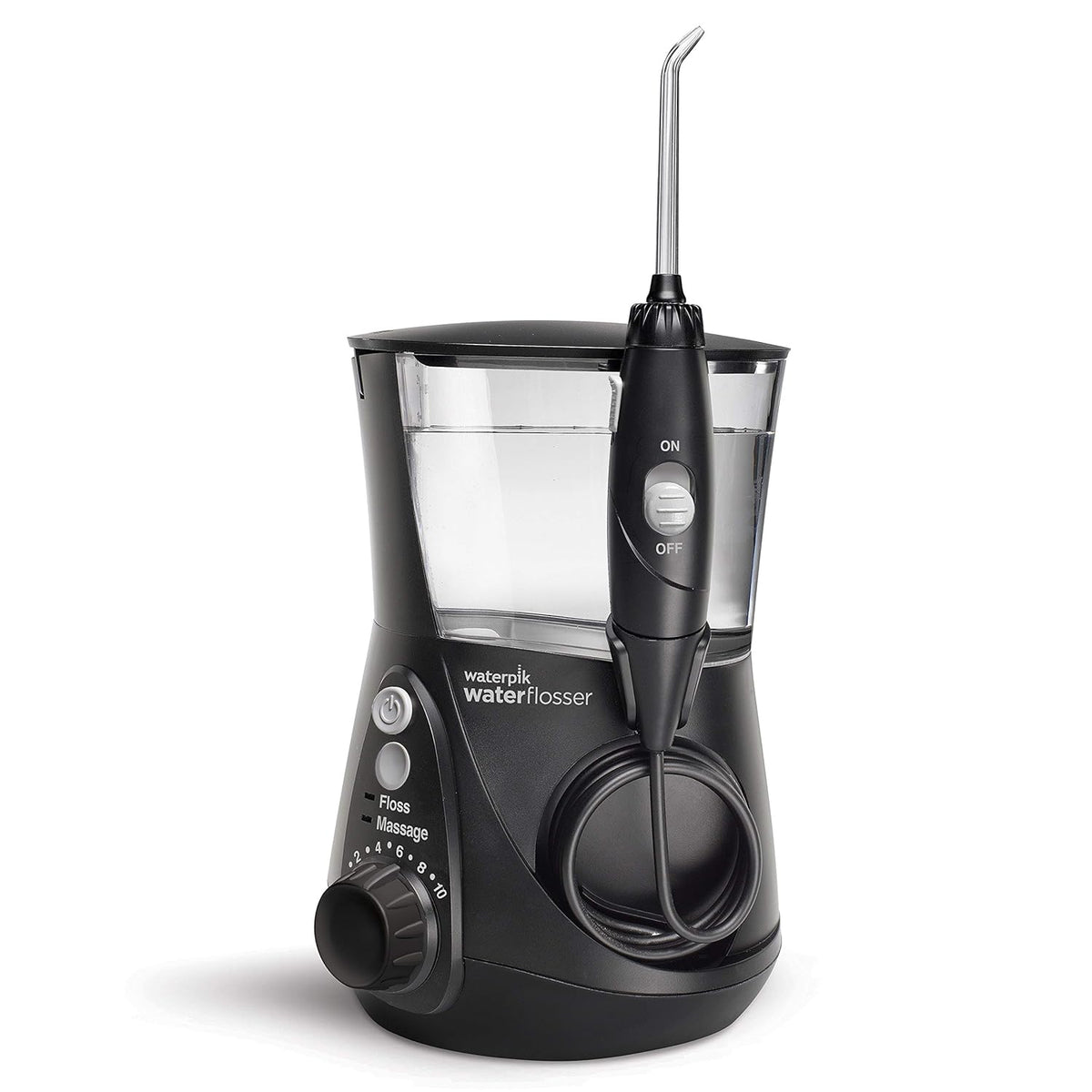 White Electric Water Flosser with 10 Settings and 7 Tips N44308