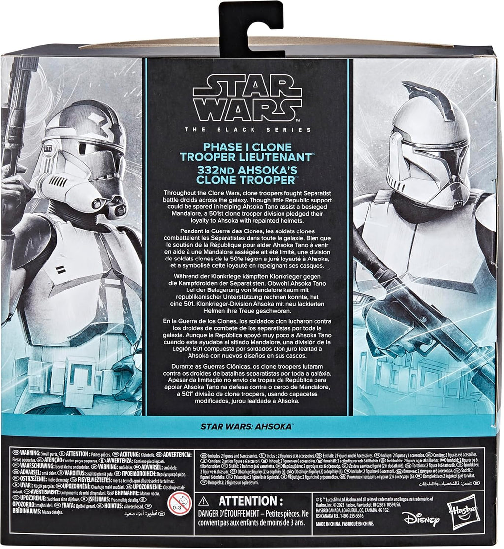 Black Series 6 Inch Action Figure Two-Pack Clone Trooper Lieutenant & 332nd Clone Trooper M1842