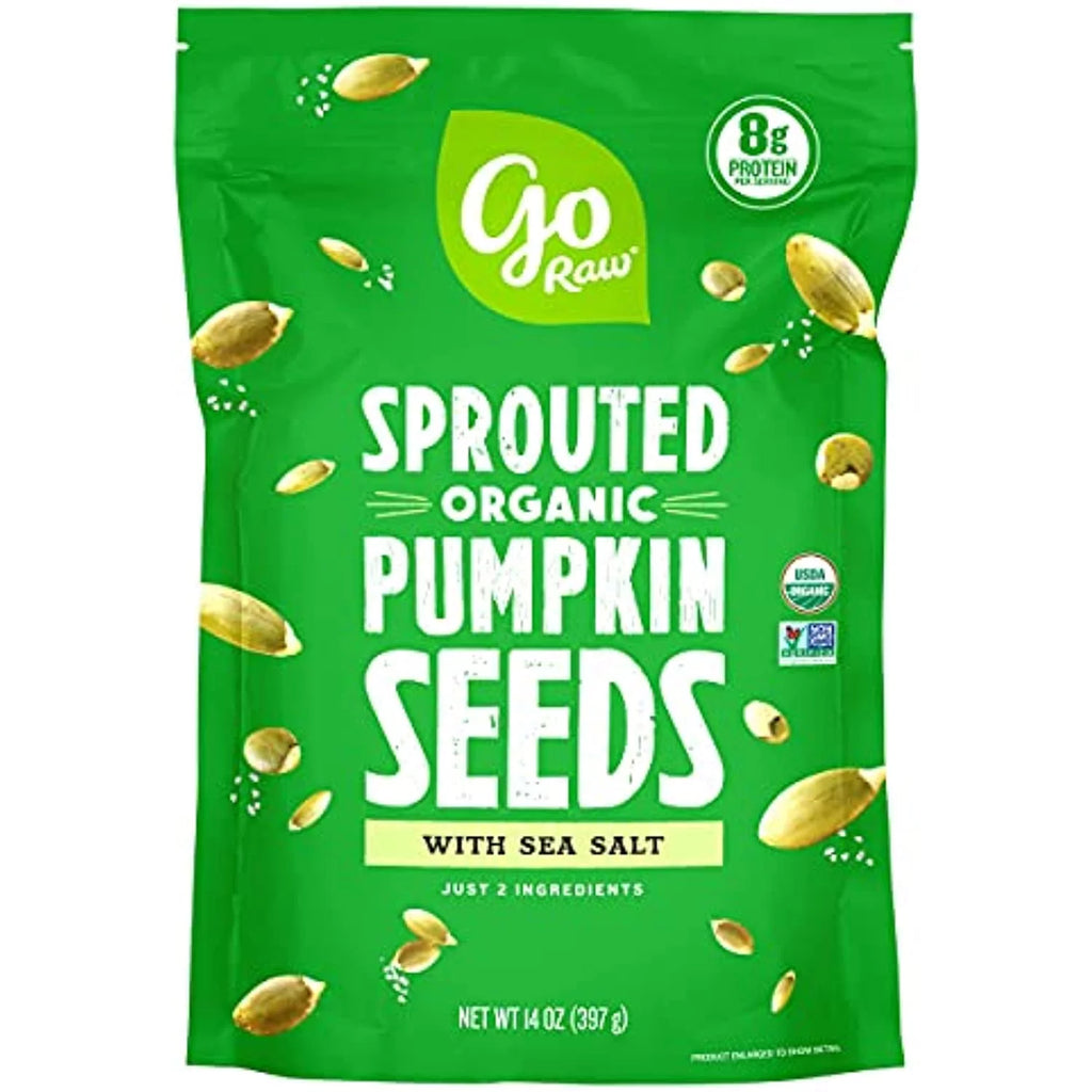 Sprouted Organic Pumpkin Seeds with Sea Salt, 14 Oz. Bag E2777