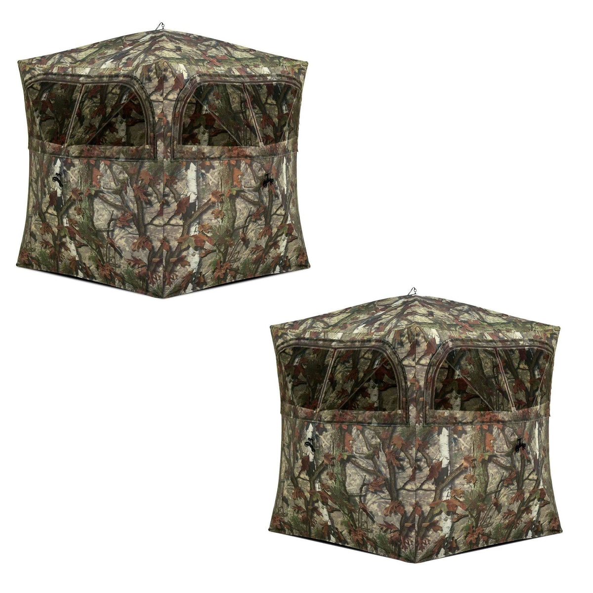 Camo Lightweight Pop Up Ground Hunting Blind 2 Pack W692054