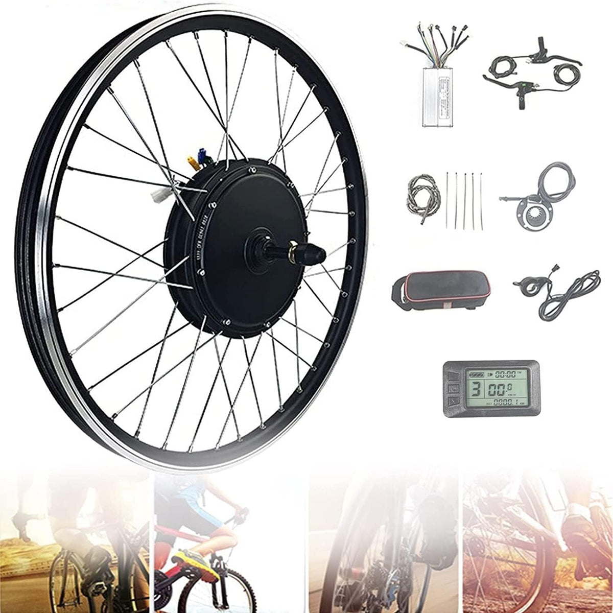 29inch-48V/350W Rear Wheel Electric Bicycle Hub Motor Kit C622584