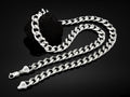 Sterling Silver Handmade 6mm Cuban Chain Necklace L400