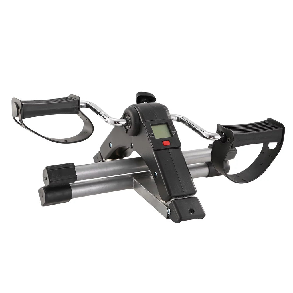 Folding Stationary Exercise Bike LCD Display Black G705563